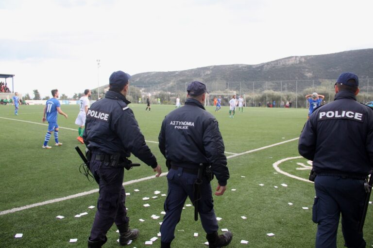 Γ. Οικονόμου: Επίδομα στους αστυνομικούς που επιφορτίζονται με τους ελέγχους στα γήπεδα