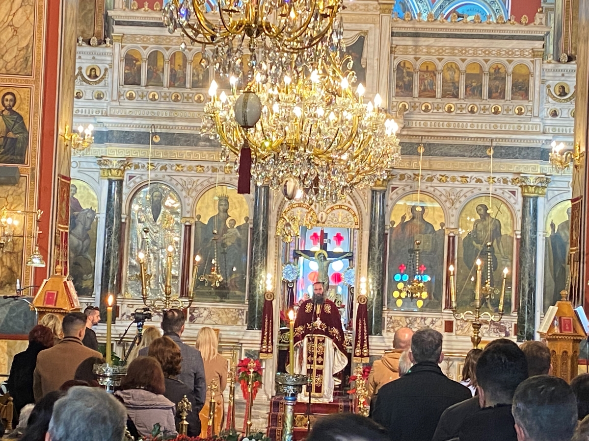 Διπλή Θεία Λειτουργία στην Τρίπολη για τα Χριστούγεννα