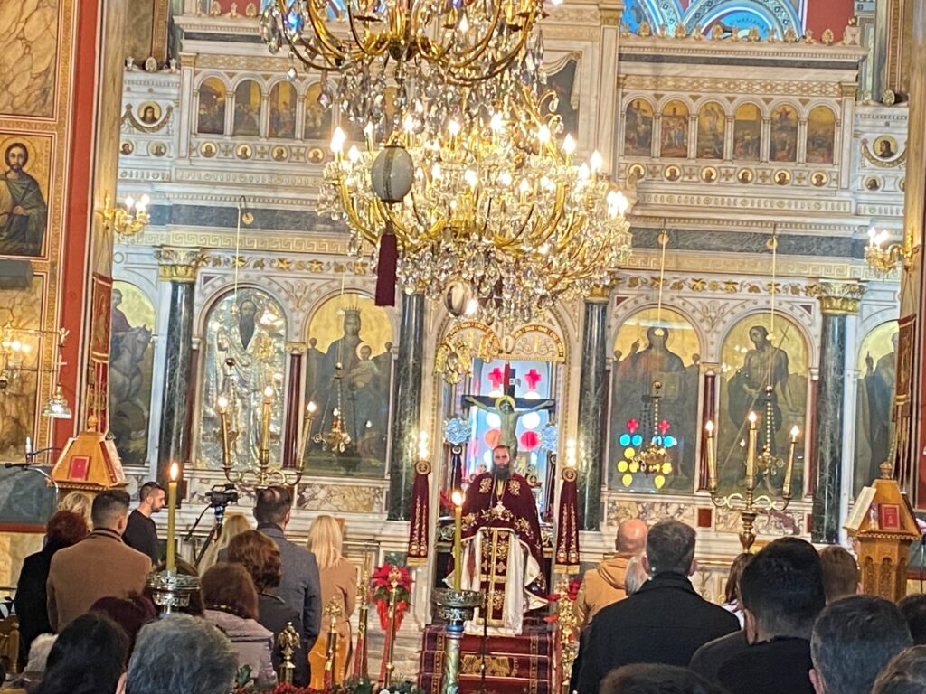Διπλή Θεία Λειτουργία στην Τρίπολη για τα Χριστούγεννα