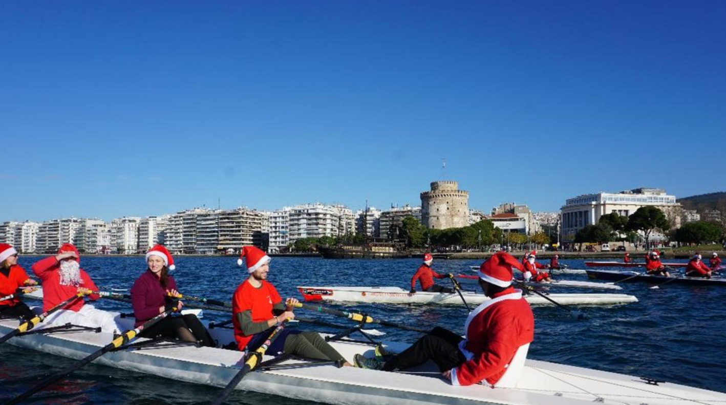 Θεσσαλονίκη: Οι Άγιοι Βασίληδες δεν ήρθαν από την καμινάδα αλλά από τον…Θερμαϊκό