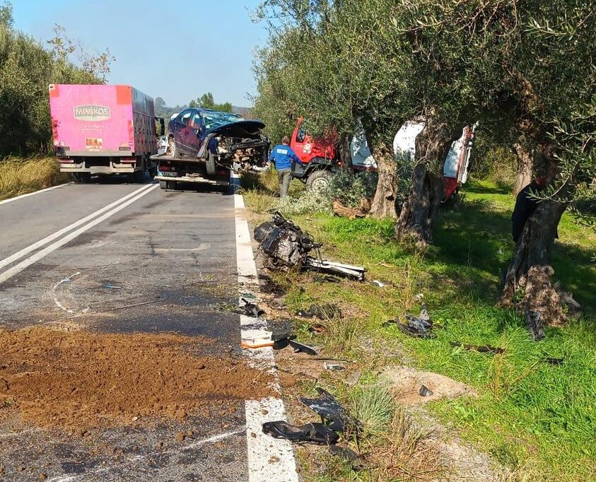 Μεσσηνία: Θανατηφόρο τροχαίο στη Βαλύρα