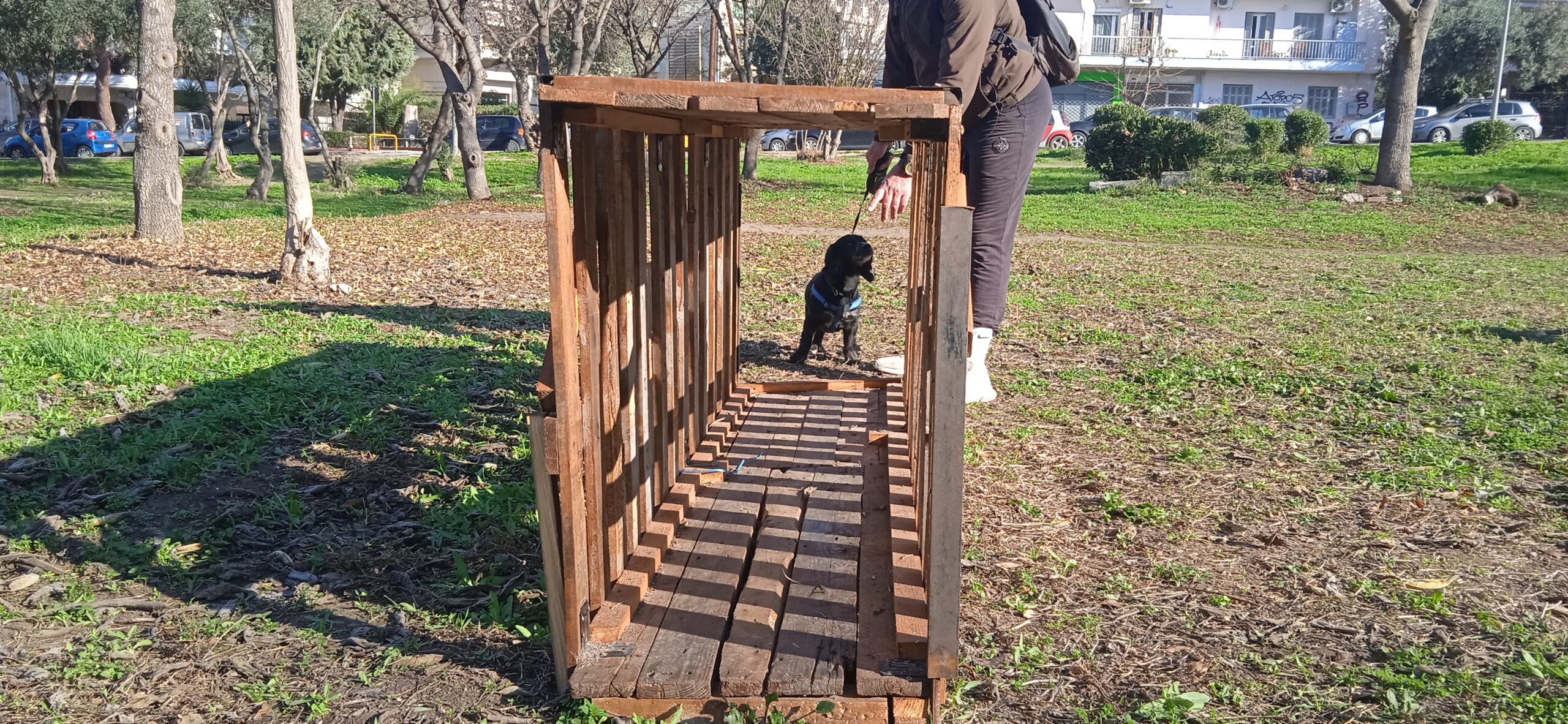 Το πρώτο πάρκο σκύλων με ανακυκλώσιμα υλικά στον δήμο Καλαμαριάς