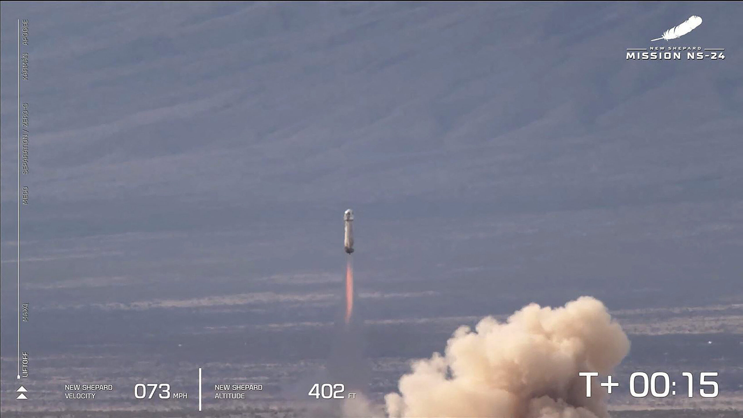 Πύραυλος της Blue Origin απογειώθηκε για πρώτη φορά έπειτα από ένα ατύχημα το 2022