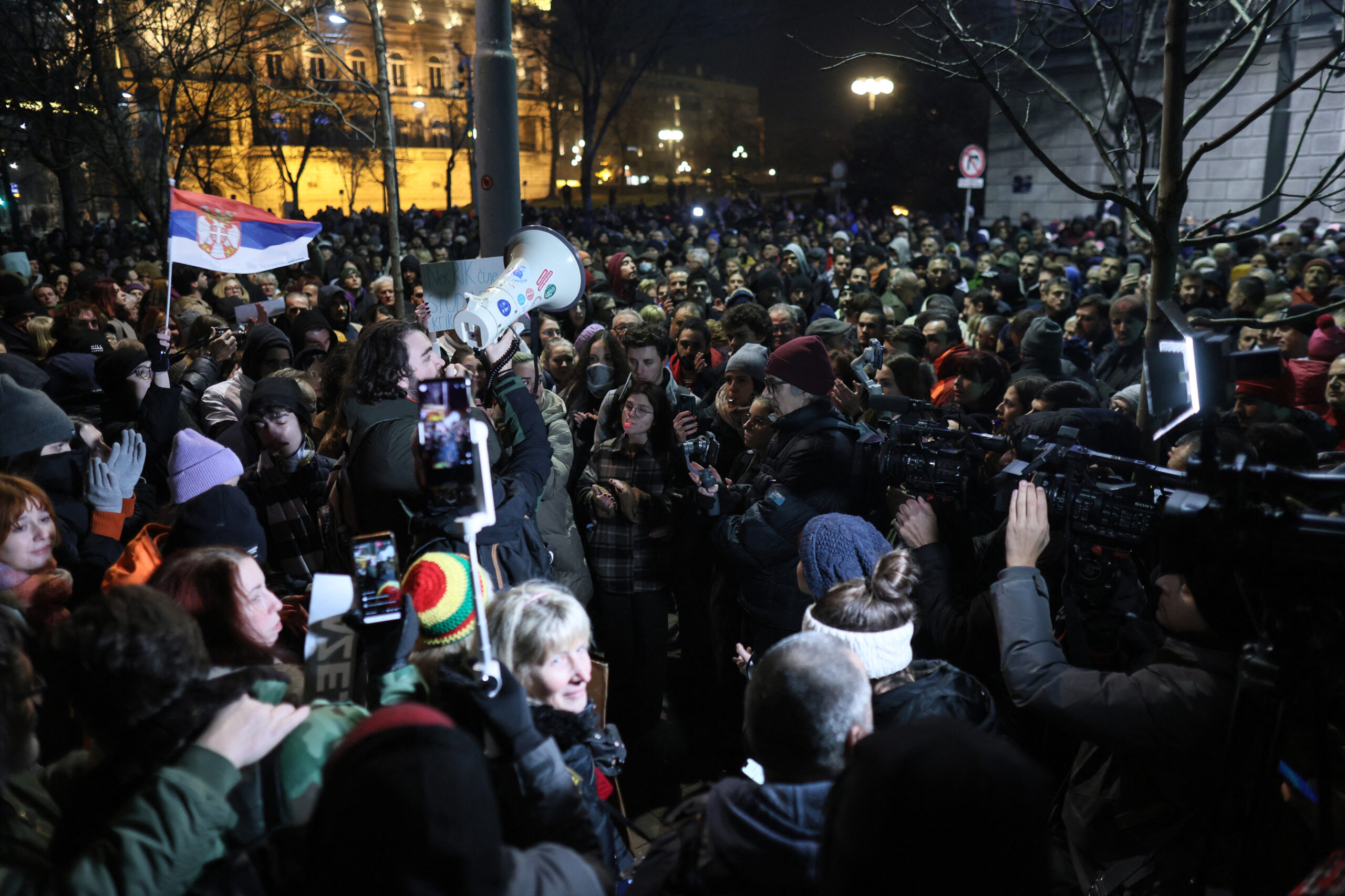 SERBIA-POLITICS-PARLIAMENT-VOTE-DEMO