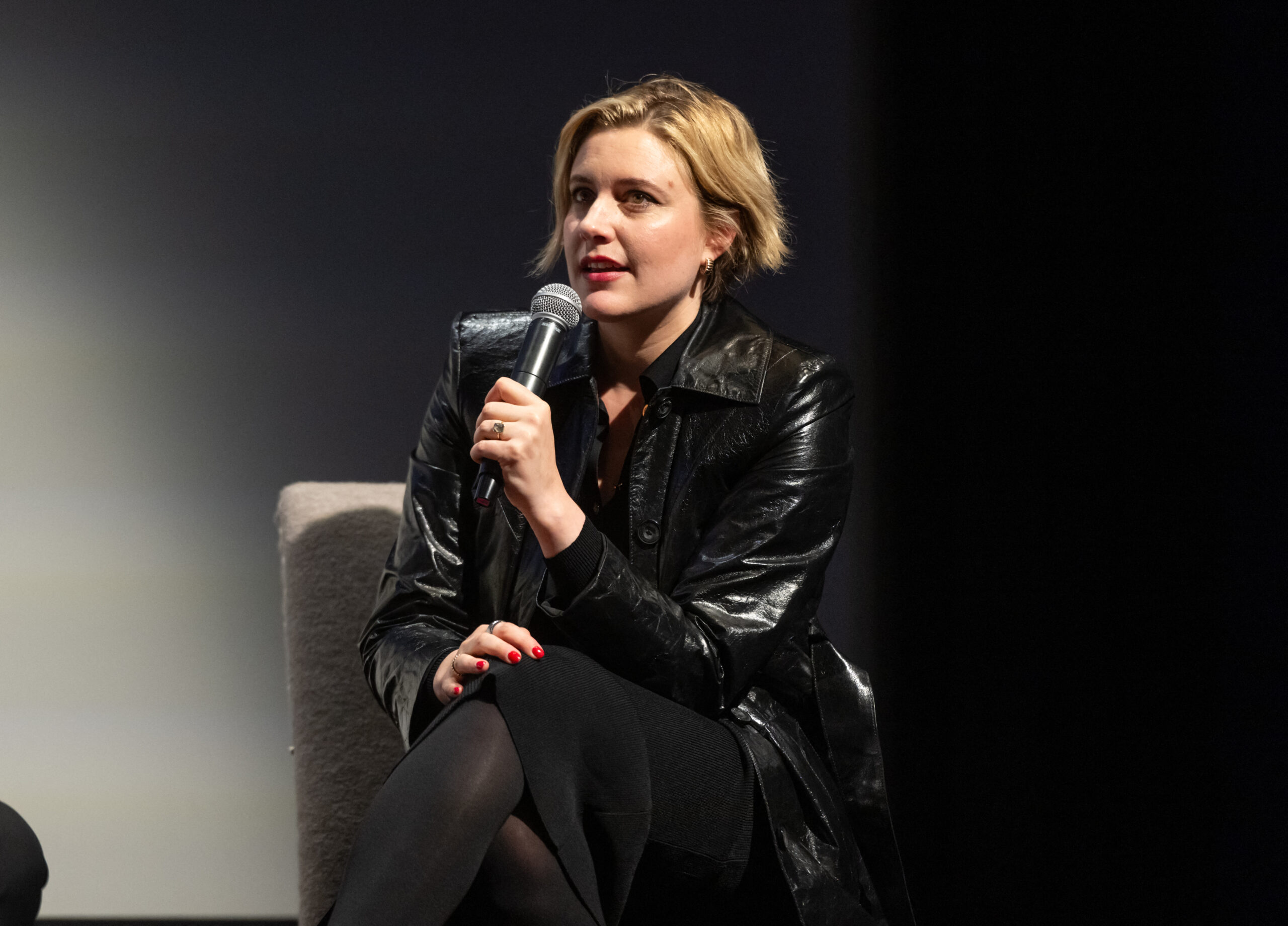 Greta Gerwig Moderates Q&A Of Spider-Man: Across The Spider-Verse