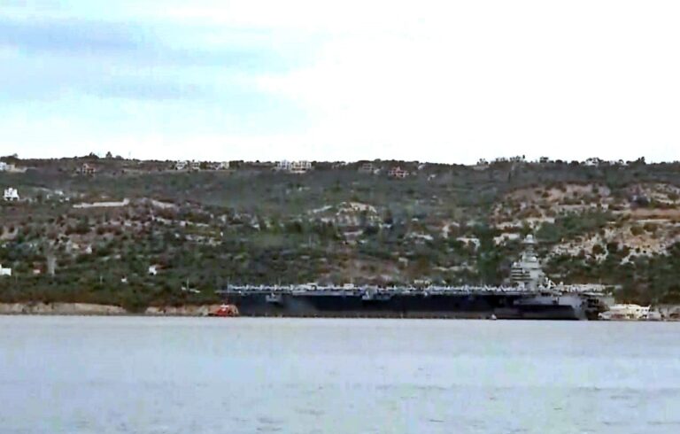 «Gerαld Ford»: Στη Σούδα το μεγαλύτερο αεροπλανοφόρο των ΗΠΑ