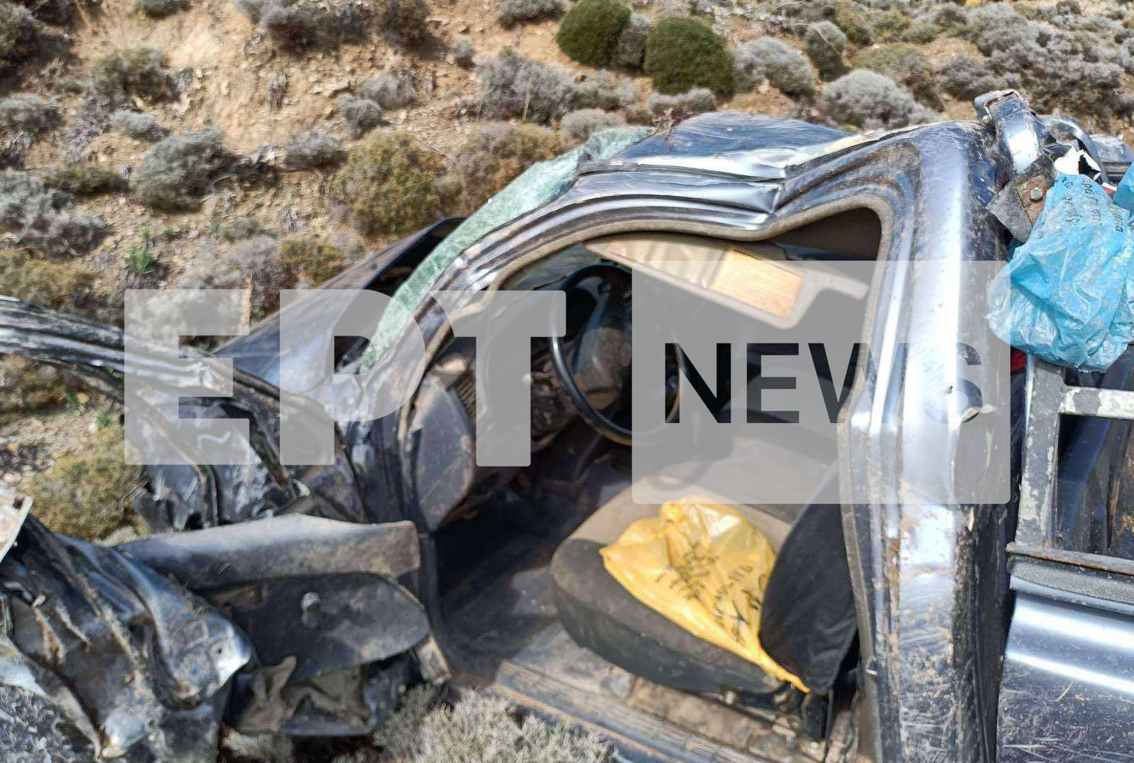 Χανιά: Σε χαράδρα 100 μέτρων βρέθηκε αυτοκίνητο – Σώος ο οδηγός
