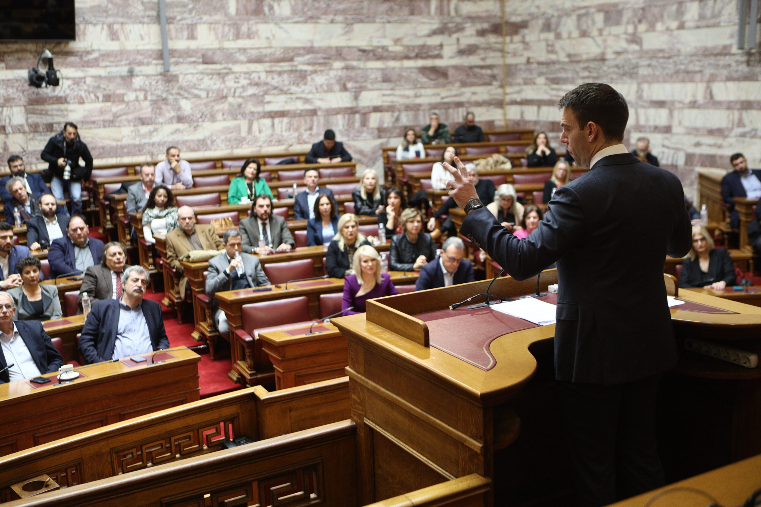 [365901] ΣΥΝΕΔΡΙΑΣΗ ΤΗΣ ΚΟΙΝΟΒΟΥΛΕΥΤΙΚΗΣ ΟΜΑΔΑΣ ΤΟΥ ΣΥΡΙΖΑ-ΠΣ (ΓΙΑΝΝΗΣ ΠΑΝΑΓΟΠΟΥΛΟΣ/EUROKINISSI)