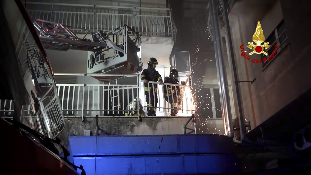 Italy Hospital Fire