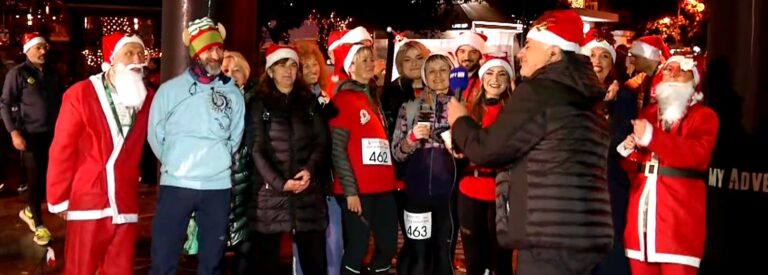 Santa Claus night run: Μικροί και μεγάλοι έτρεξαν στο κέντρο των Σερρών για καλό σκοπό