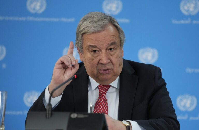 Εκπρόσωπος ΓΓ ΟΗΕ: Ο Α. Γκουτέρες καταδικάζει απερίφραστα τις αεροπορικές επιδρομές στη Ράφα
