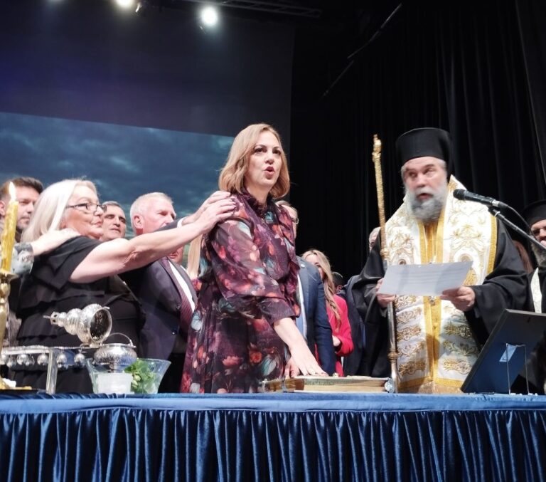 Ορκίστηκε η νέα Δήμαρχος Σερρών Β. Μητλιάγκα: “Δεσμεύομαι για ένα νέο ύφος και ήθος διοίκησης”