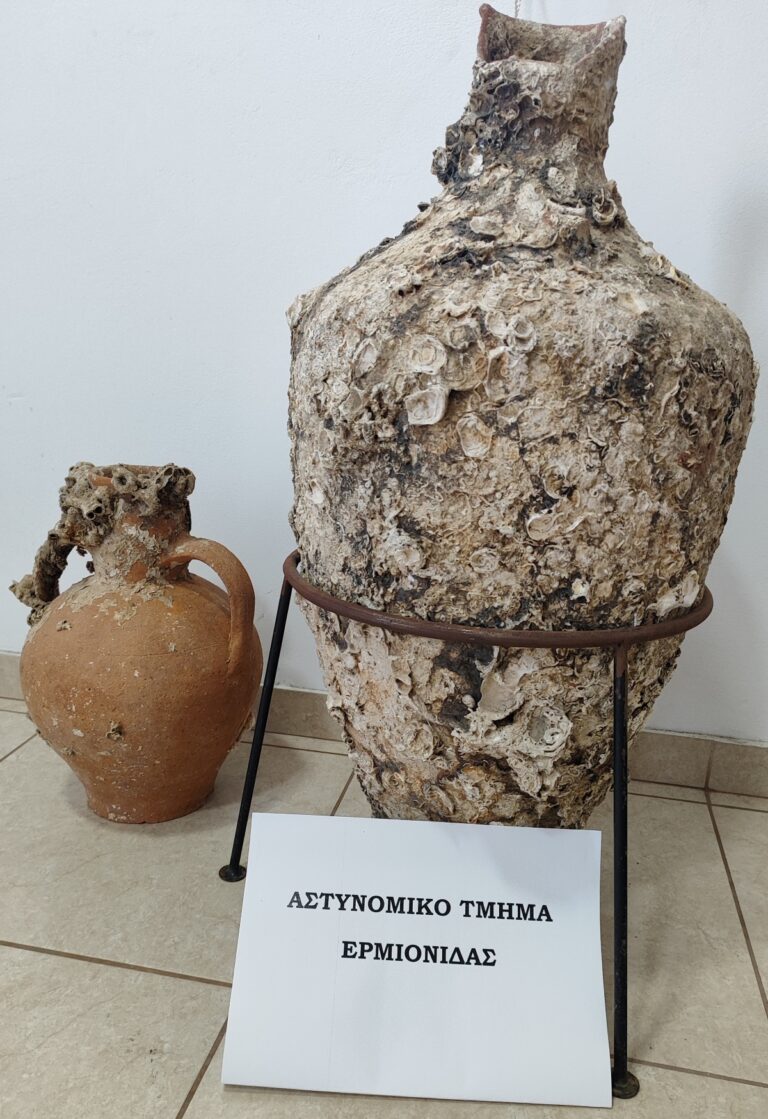 Ερμιονίδα Αργολίδας: Σύλληψη γυναίκας για κατοχή δύο αμφορέων