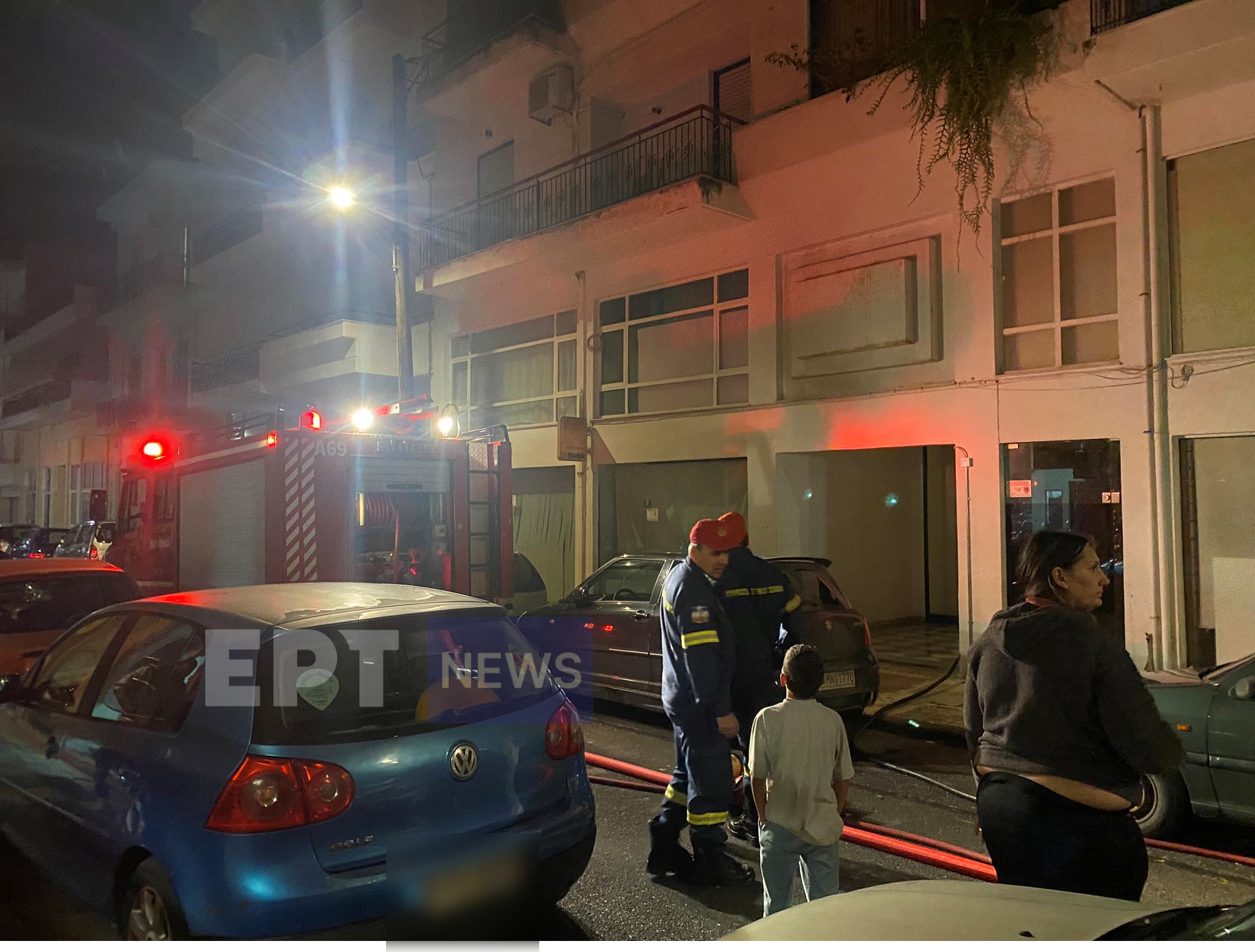 Καλαμάτα: Αναστάτωση από φωτιά σε διαμέρισμα στο κέντρο της πόλης