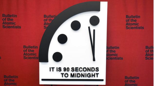 To «Ρολόι της Αποκάλυψης» διατηρείται στα 90 δευτερόλεπτα από τα μεσάνυχτα