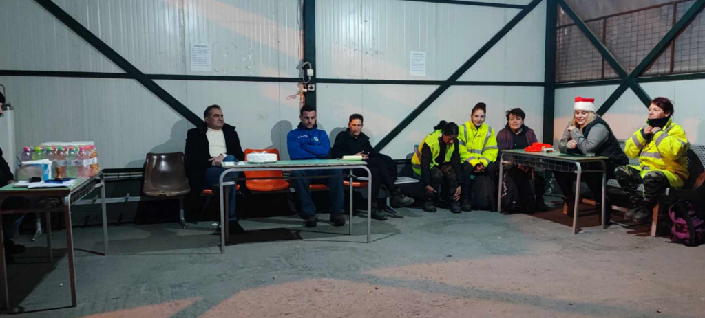 Καλαμάτα: Ξημερώματα στην υπηρεσία καθαριότητας για την πρώτη Βασιλόπιτα ο δήμαρχος Θ. Βασιλόπουλος