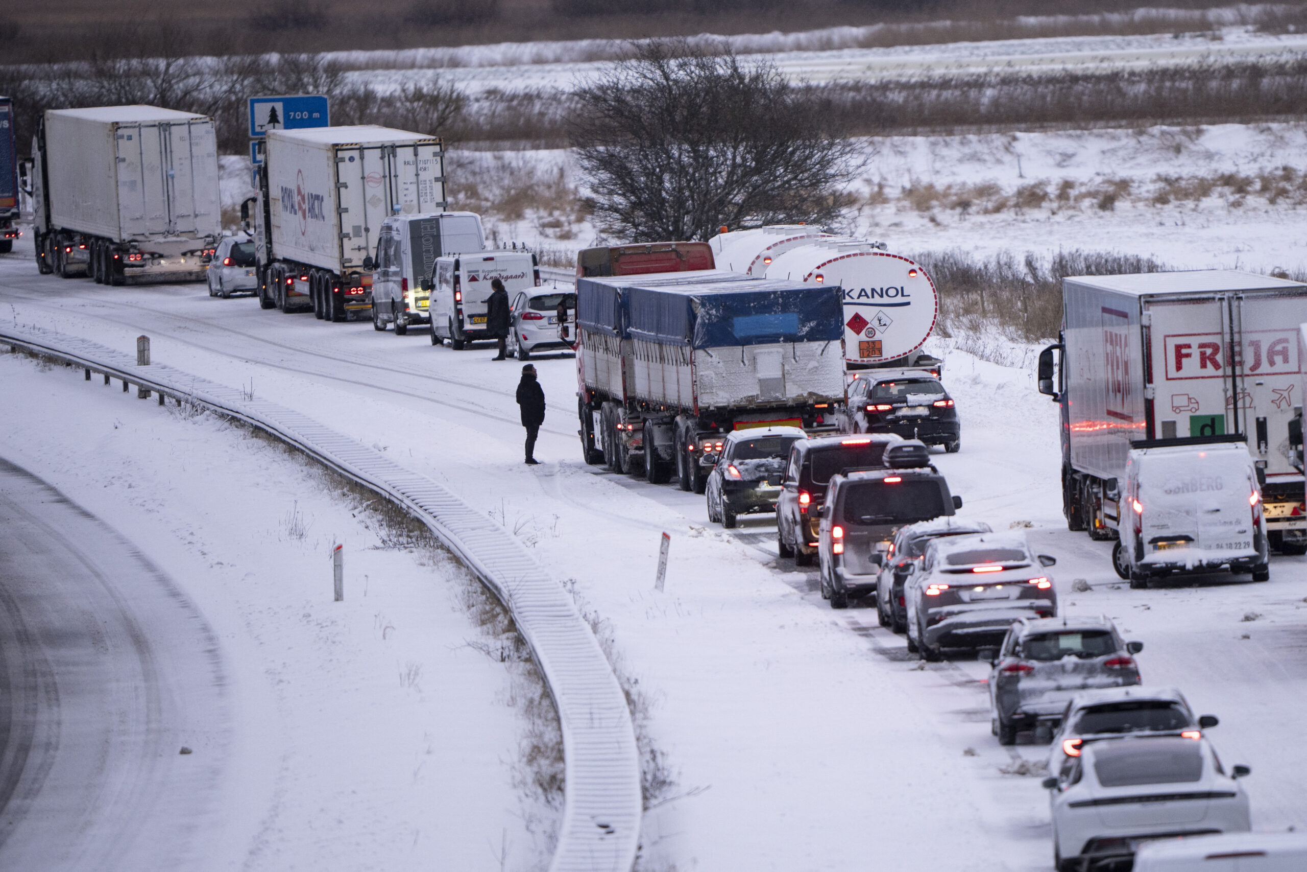 DENMARK-WEATHER-SNOW