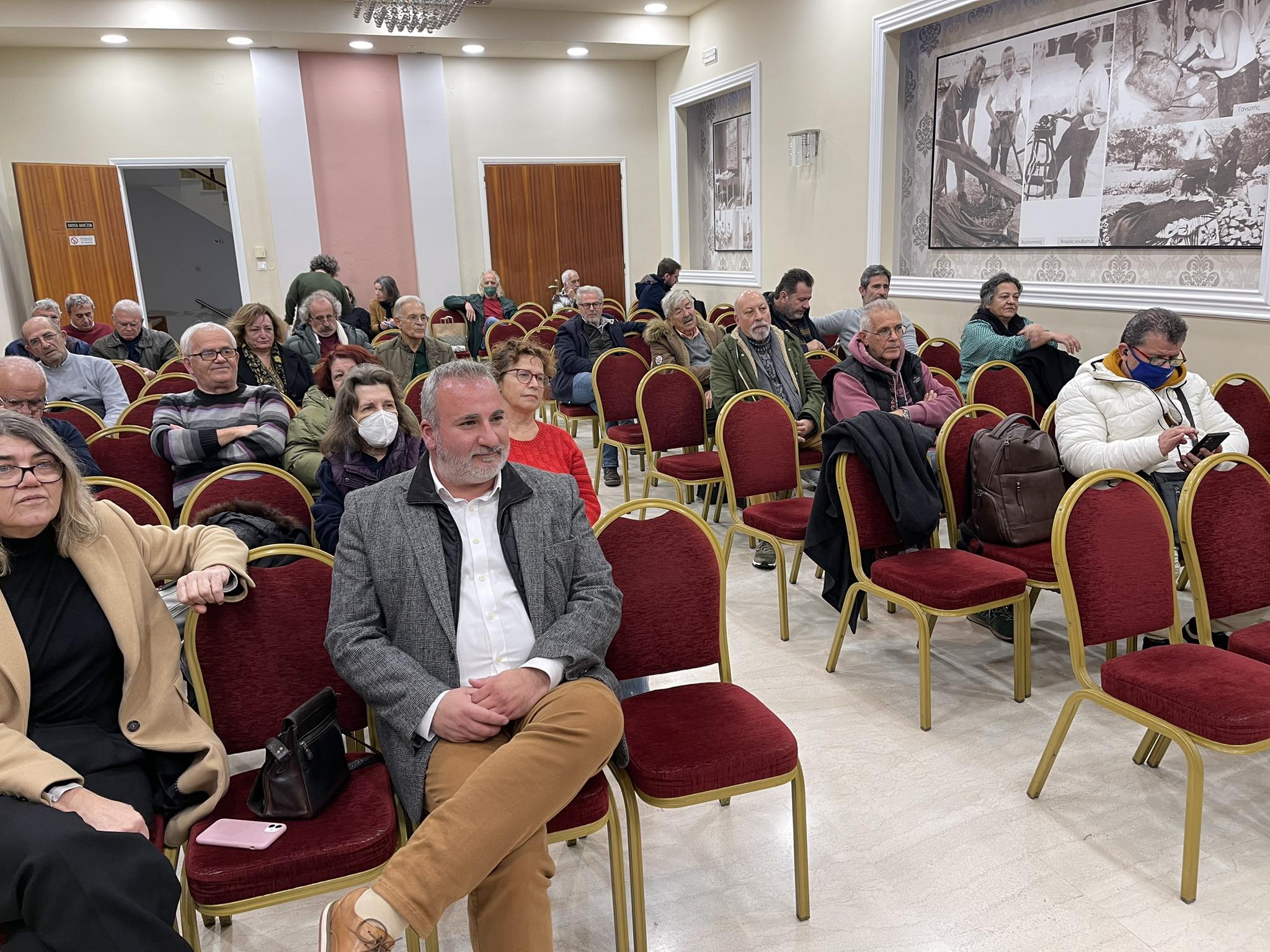 Ομιλία του Ν. Φαραντούρη στο Επιμελητήριο Λασιθίου