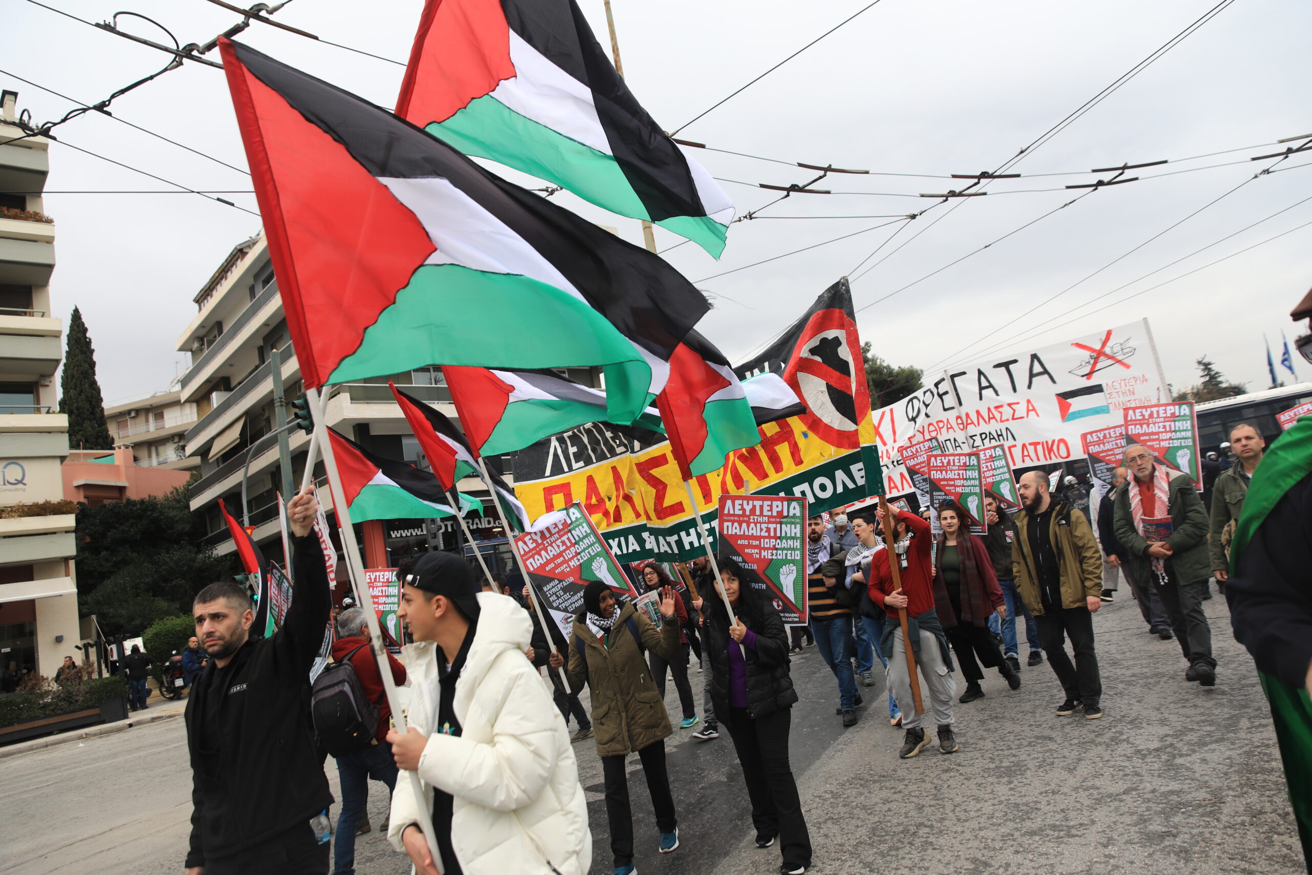 Συλλαλητήριο στην Αθήνα για την Παλαιστίνη