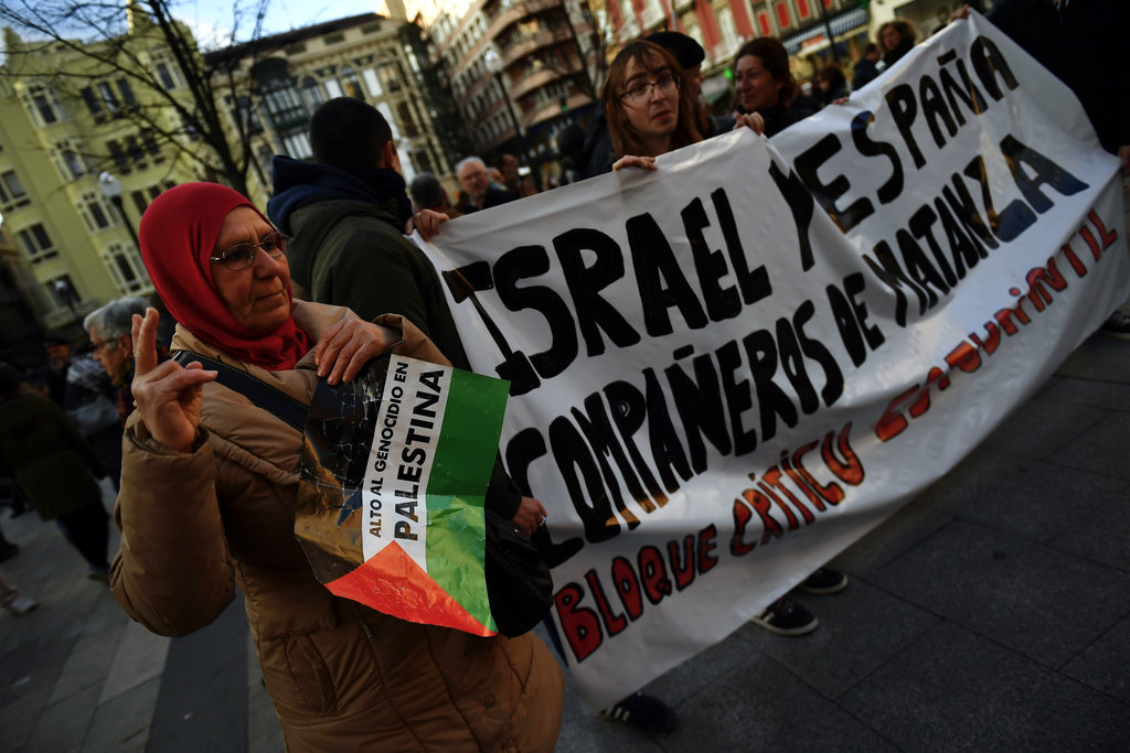 Ισπανία: Χιλιάδες διαδηλωτές στους δρόμους με αίτημα το «τέλος της γενοκτονίας στην Παλαιστίνη»