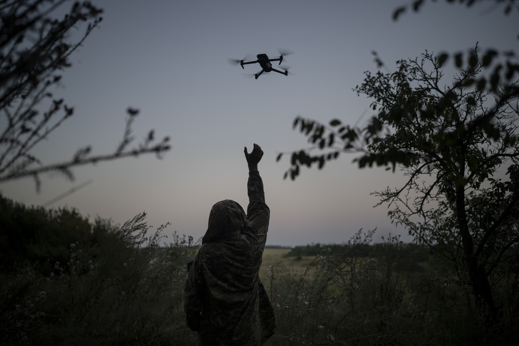 APTOPIX Russia Ukraine War Drones