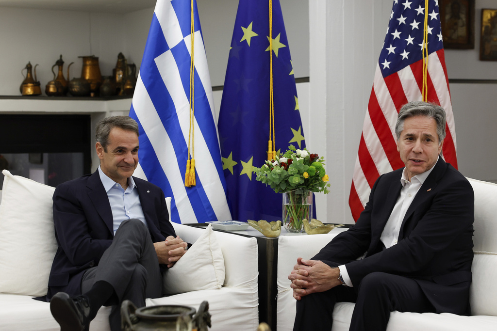 Greece US Blinken