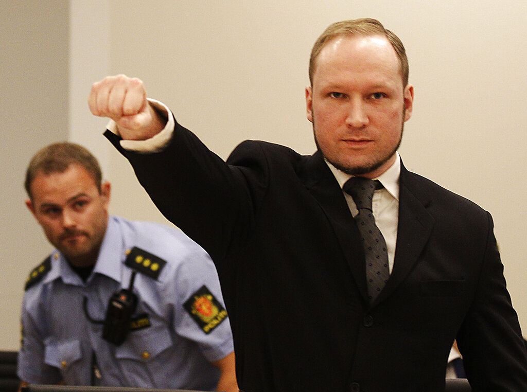 Νορβηγία: Να τερματιστεί η απομόνωσή του ζητά ο ακροδεξιός μακελάρης Μπρέιβικ