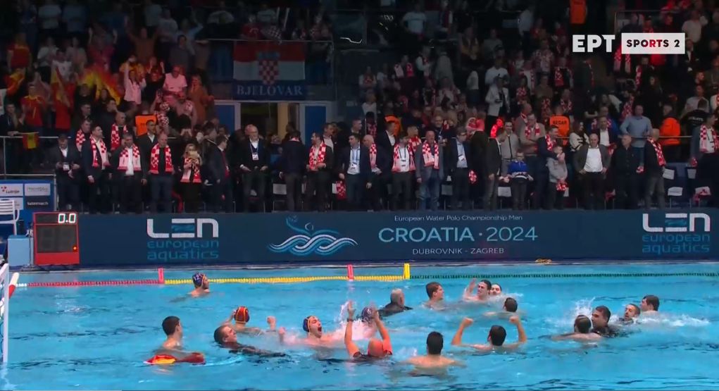 Πρωταθλήτρια Ευρώπης η Ισπανία, 11-10 την Κροατία με απίθανη ανατροπή στο τέλος