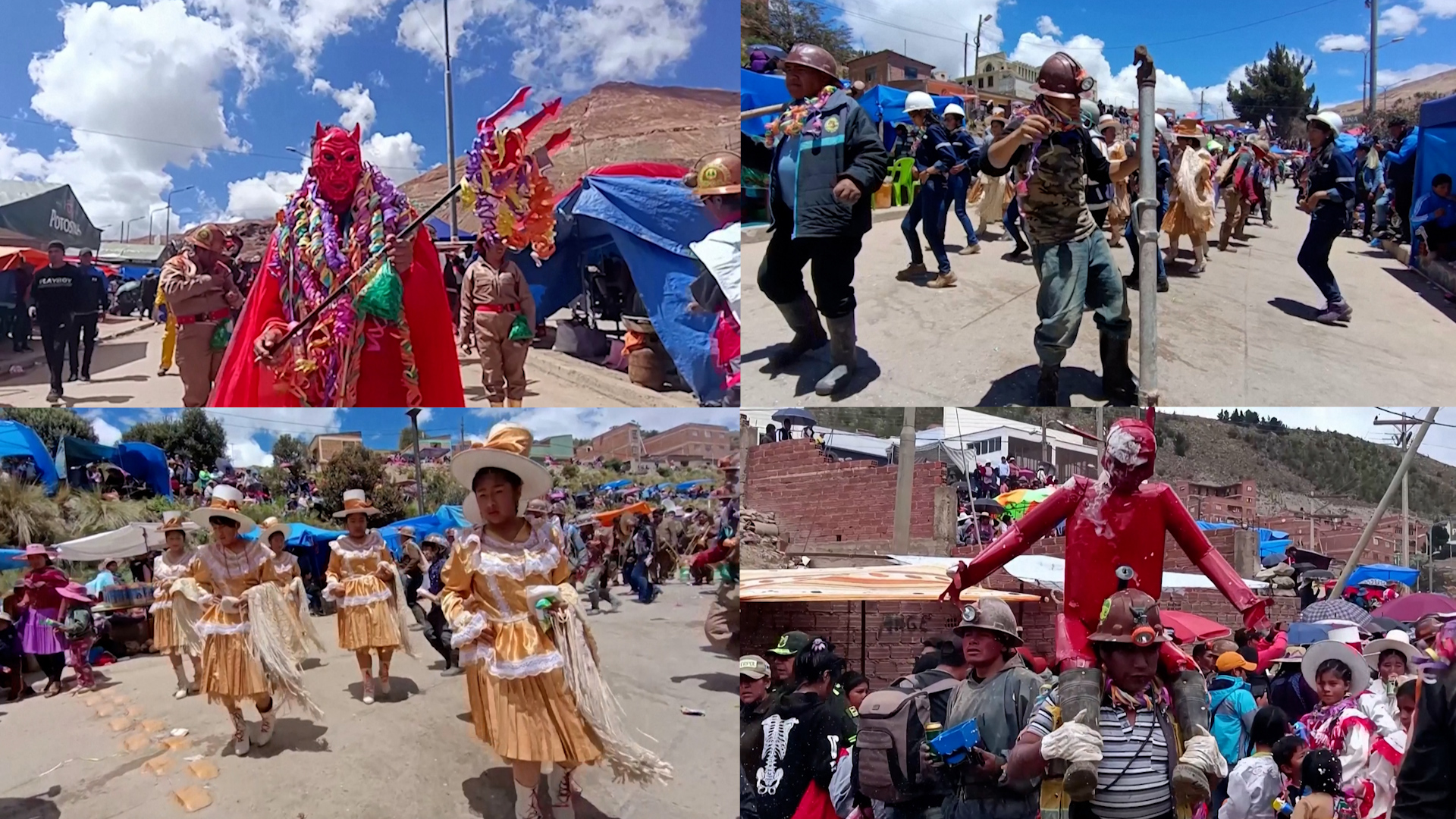 Βίντεο: Οι μεταλλωρύχοι της Βολιβίας παρελαύνουν στο παραδοσιακό Καρναβάλι των Μεταλλωρύχων
