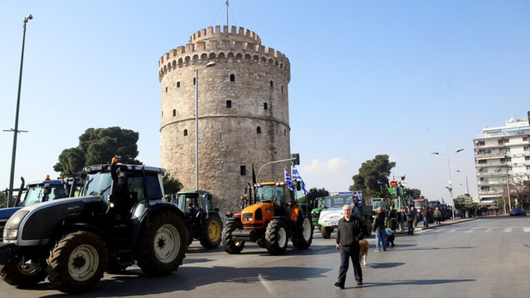 Στο αγροτικό συλλαλητήριο της Θεσσαλονίκης οι αγρότες της Ροδόπης