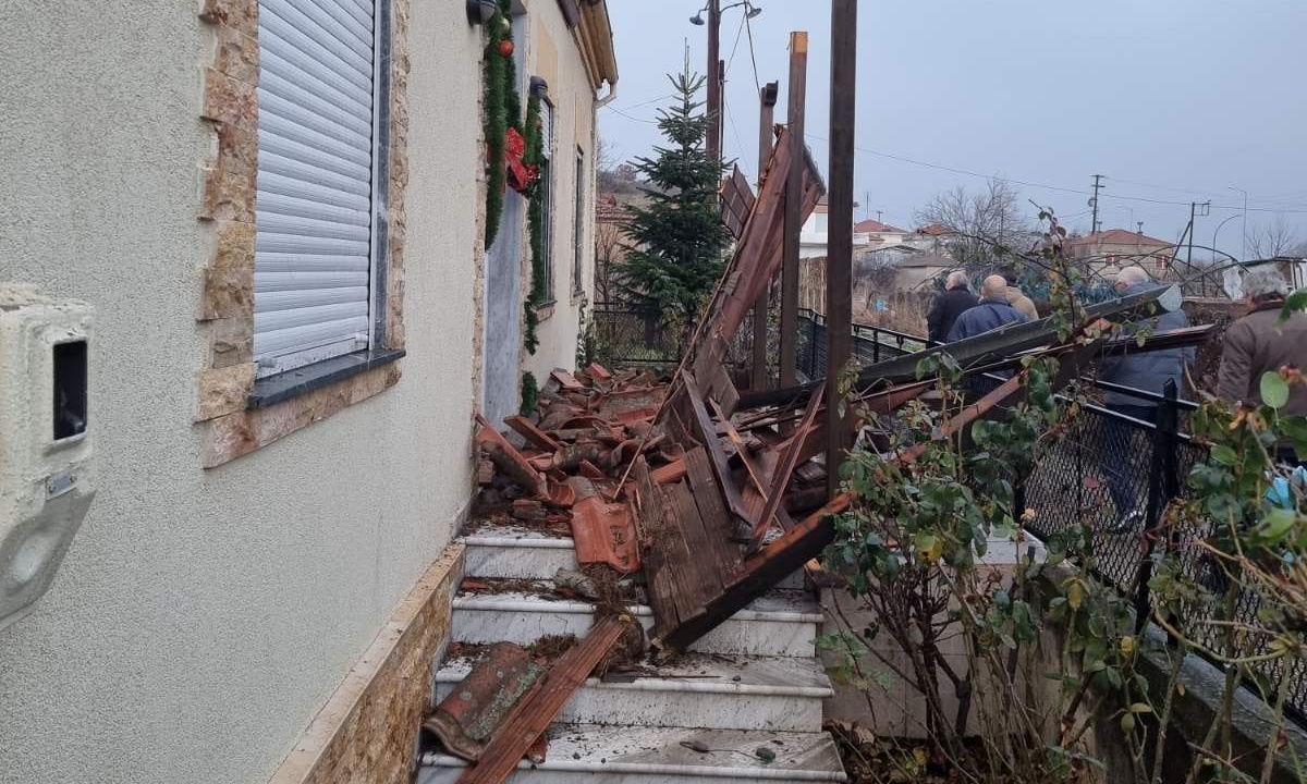 Ζημιές από ανεμοστρόβιλο στον οικισμό Αμορίου του Δήμου Σουφλίου