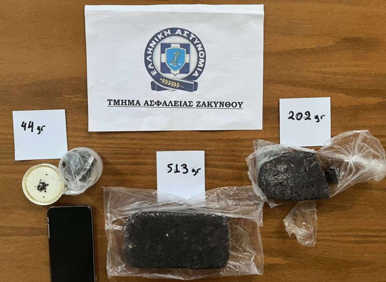 Ζάκυνθος: Δύο συλλήψεις για εμπορία ναρκωτικών – Τους έπιασαν με 750 γρ. ηρωίνης