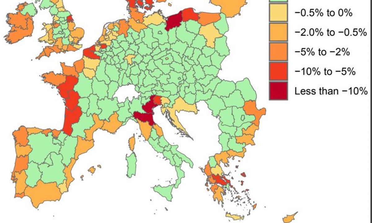 Στα 872 δισ. ευρώ το κόστος για τις οικονομίες της ΕΕ και της Ελλάδας ως το 2100 σε περίπτωση ανόδου της στάθμης της θάλασσας
