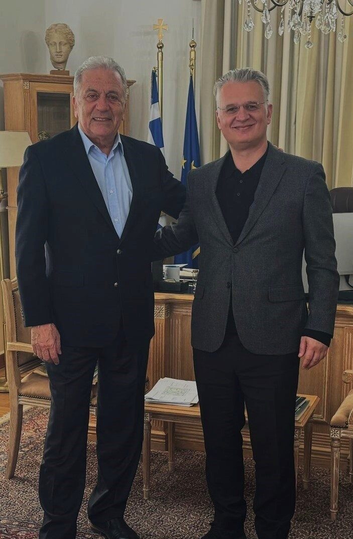Τρίπολη: Ο Δημήτρης Αβραμόπουλος συνάντησε τον Δημήτρη Πτωχό