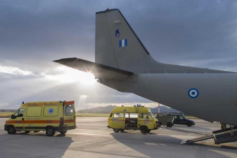 Μεταφορά 14 ασθενών με πτητικά μέσα της Πολεμικής Αεροπορίας το 4ήμερο της Πρωτοχρονιάς
