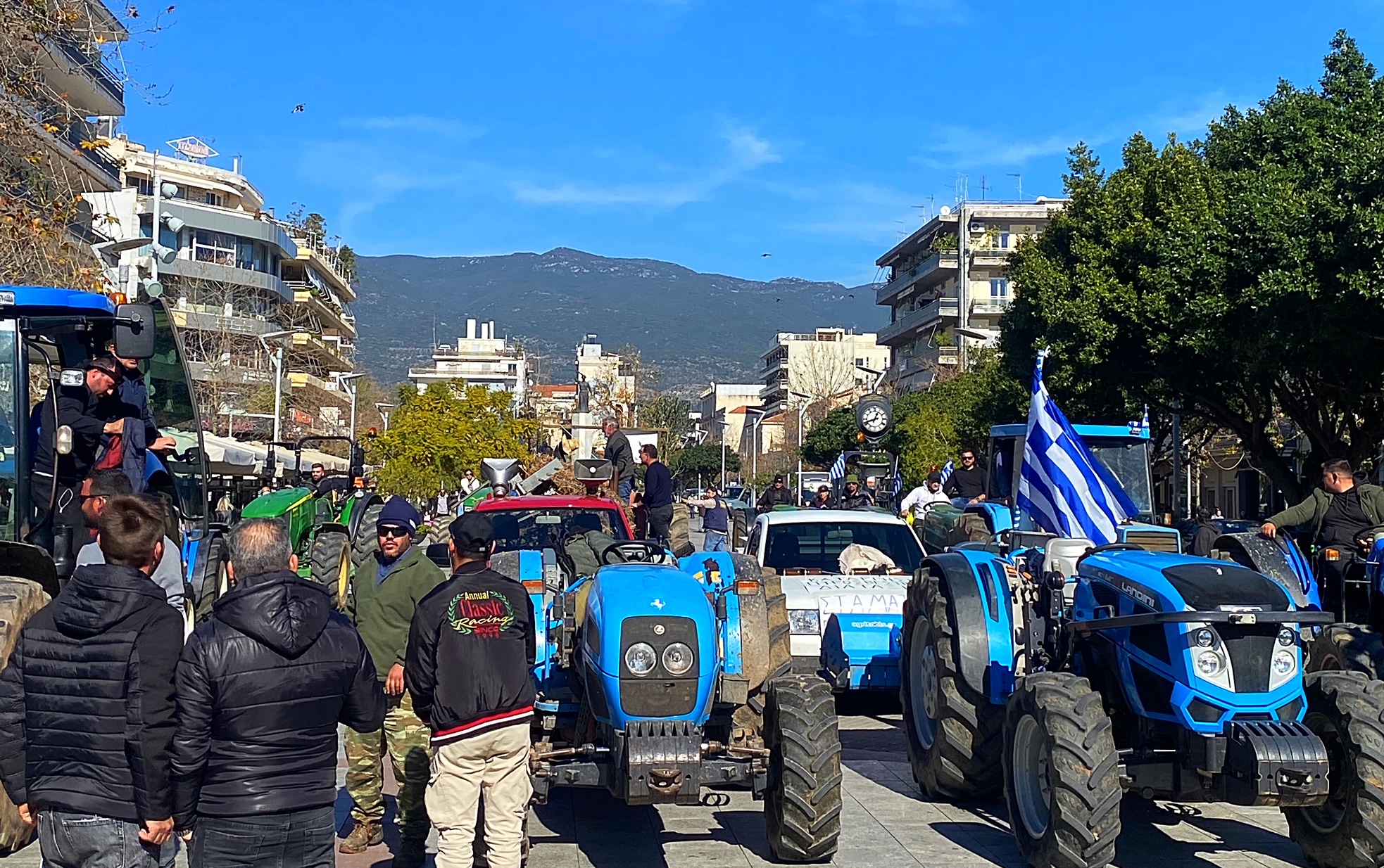 Δυναμική παρουσία και των αγροτών της Μεσσηνίας στη συγκέντρωση στο Σύνταγμα