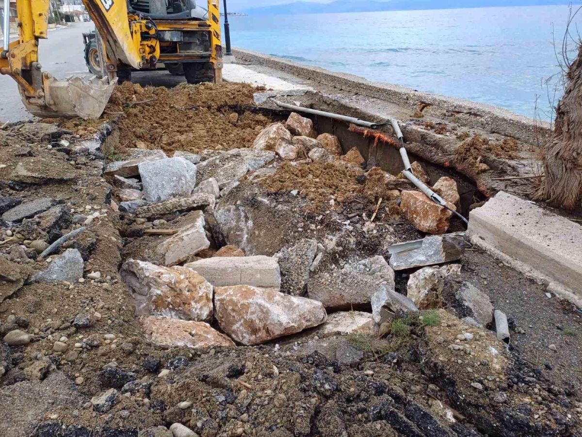 Έντονο πρόβλημα διάβρωσης του παραλιακού μετώπου στο δήμο Ξυλοκάστρου – Ευρωστίνης