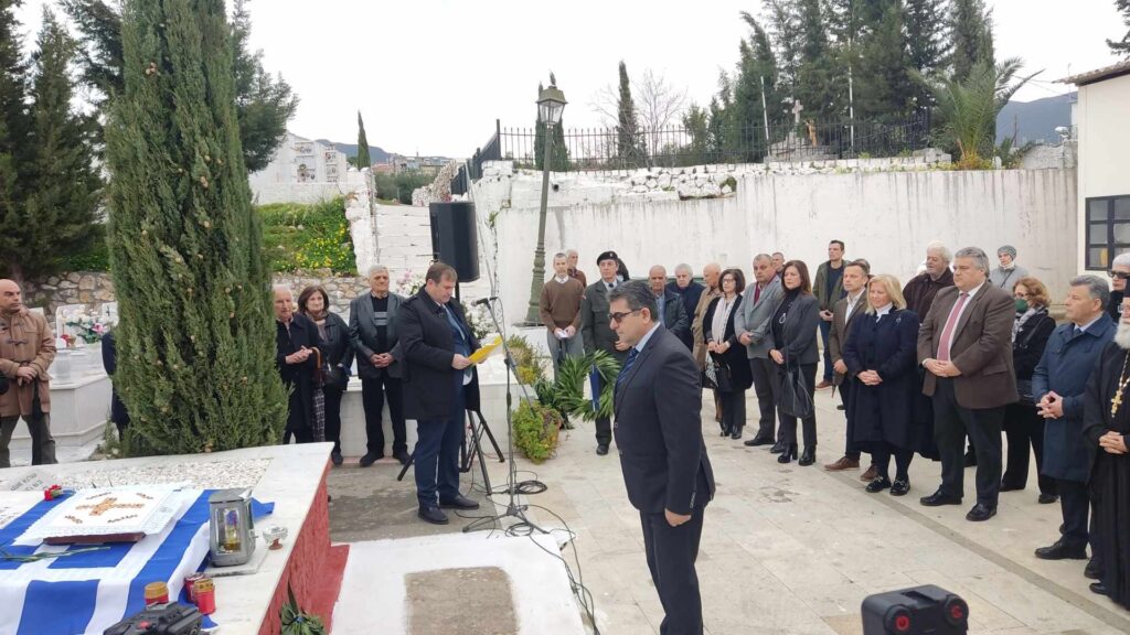 καλαμάτα: μνημόσυνο για τους εκτελεσθέντες από τα γερμανικά στρατεύματα κατοχής τον φεβρουάριο του 1944