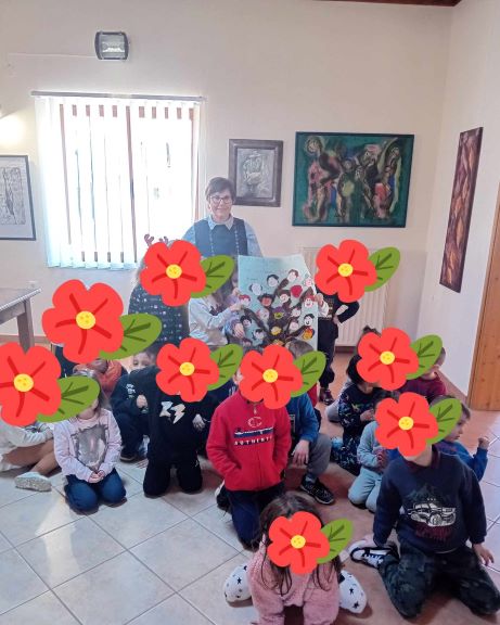 Τα νήπια Γόννων επισκέφθηκαν τη Πινακοθήκη Παπαδημητρίου