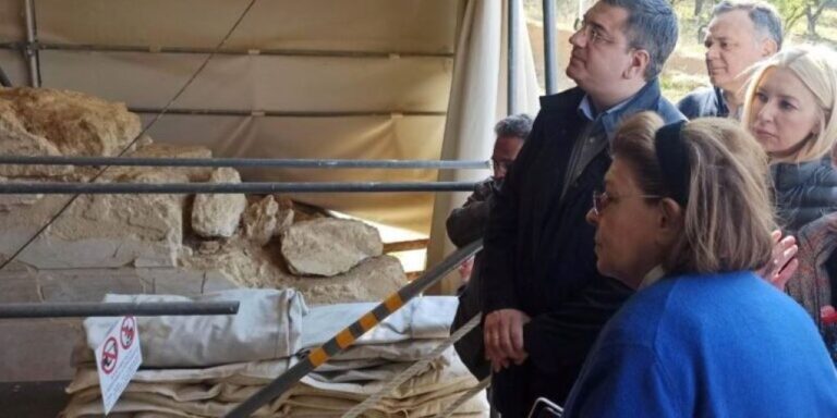 Σέρρες: Στον Τύμβο Καστά η Υπ. Πολιτισμού Λίνα Μενδώνη