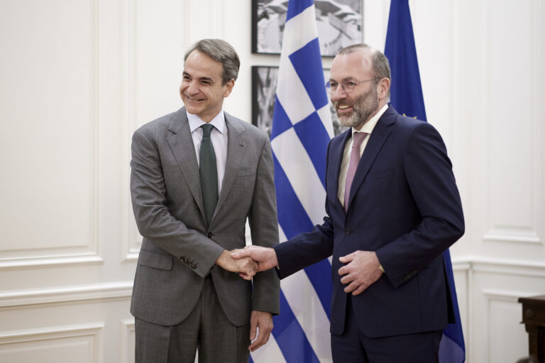 Συνάντηση Μητσοτάκη και Βέμπερ – Συζήτησαν για τη στρατηγική του Ευρωπαϊκού Λαϊκού Κόμματος ενόψει των ευρωεκλογών
