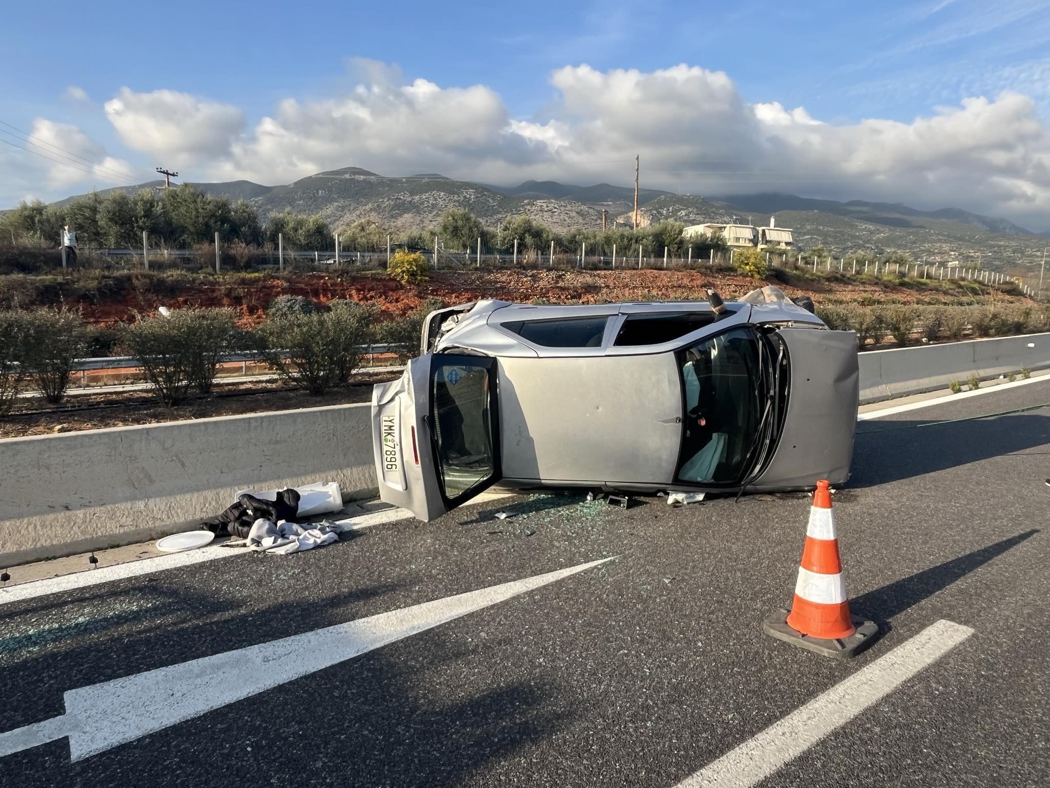 Καλαμάτα: Έχασε τον έλεγχο του αυτοκινήτου και προσέκρουσε σε κιγκλίδωμα