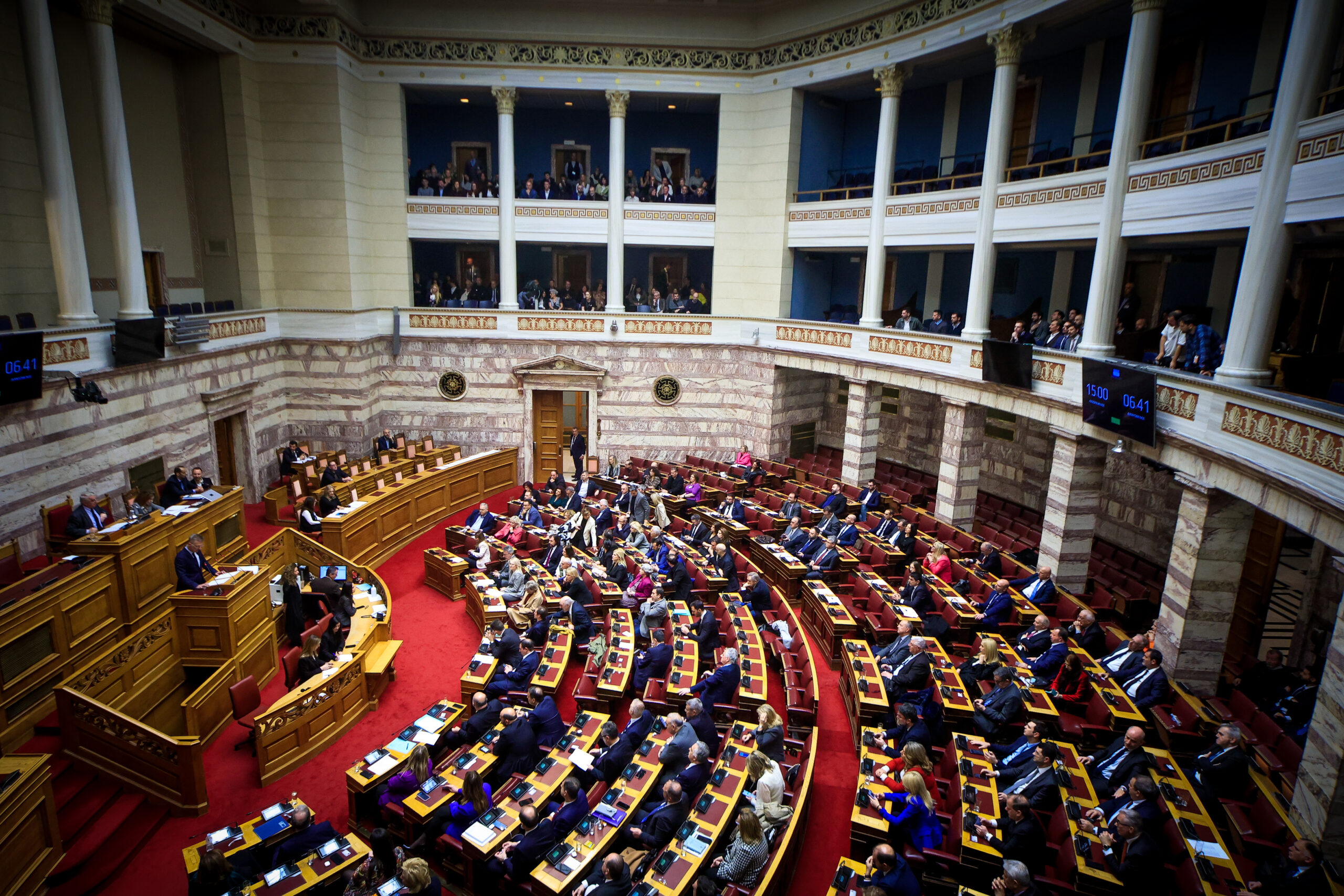 ΣΥΖΗΤΗΣΗ ΣΤΗΝ ΟΛΟΜΕΛΕΙΑ ΤΗΣ ΒΟΥΛΗΣ ΝΟΜΟΣΧΕΔΙΟΥ ΤΟΥ ΥΠΟΥΡΓΟΥ ΕΠΙΚΡΑΤΕΙΑΣ / 2η ΗΜΕΡΑ (ΓΙΩΡΓΟΣ ΚΟΝΤΑΡΙΝΗΣ/EUROKINISSI)