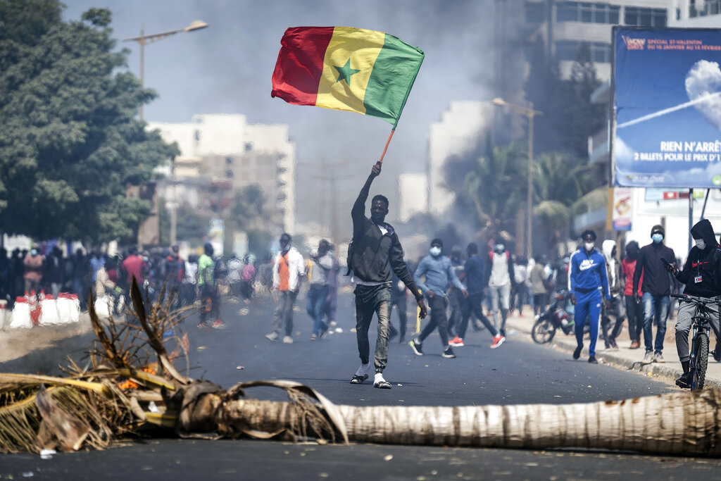APTOPIX Senegal Opposition Leader