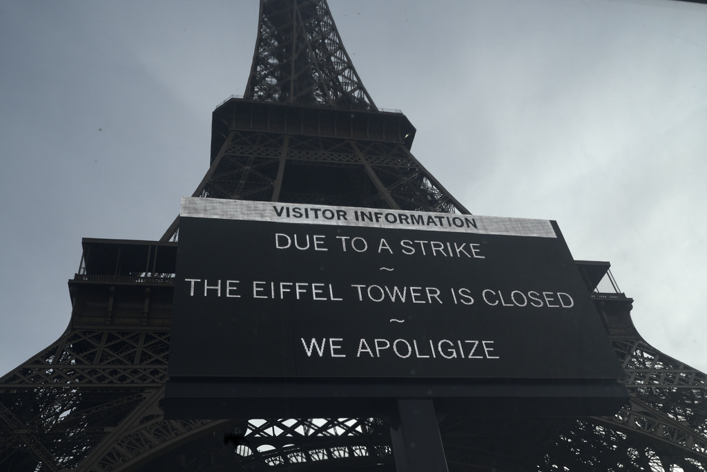 Γαλλία: Κλειστός ο Πύργος του Άιφελ για πέμπτη ημέρα