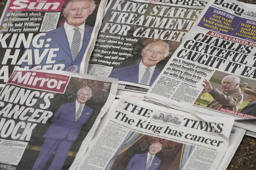 Σοκ στη Βρετανία για την είδηση ότι ο βασιλιάς Κάρολος διαγνώστηκε με καρκίνο – «Ευτυχώς εντοπίστηκε εγκαίρως» λέει ο Σούνακ