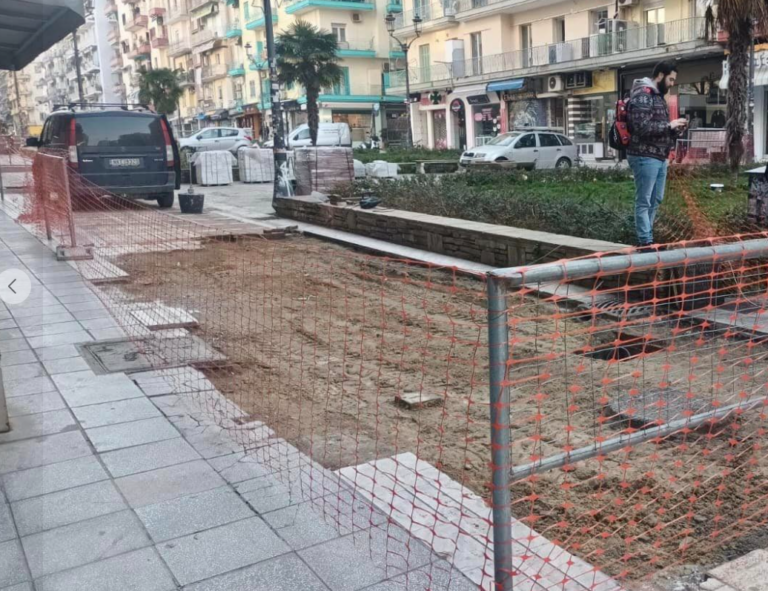 Θεσσαλονίκη: Ξεκίνησαν εργασίες αποκατάστασης στον άξονα της Γούναρη– Ακολουθεί η Αριστοτέλους