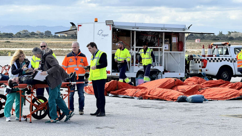 Χανιά: Με επιτυχία ολοκληρώθηκε η άσκηση για έκτακτο περιστατικό στο αεροδρόμιο Χανίων