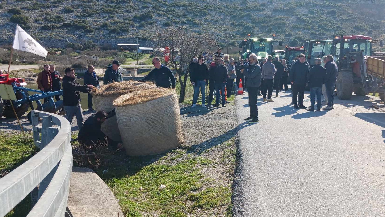 Συγκέντρωση διαμαρτυρίας των αγροτών του μπλόκου Στεφανοβίκειο