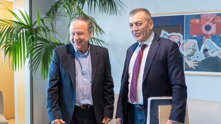 Γ. Βρούτσης: «Αυξάνουμε ρυθμούς για να αποδώσουμε στη Θεσσαλονίκη τον αθλητισμό που της αξίζει»- Τι ειπώθηκε στη συνάντηση με τον δήμαρχο Στ. Αγγελούδη